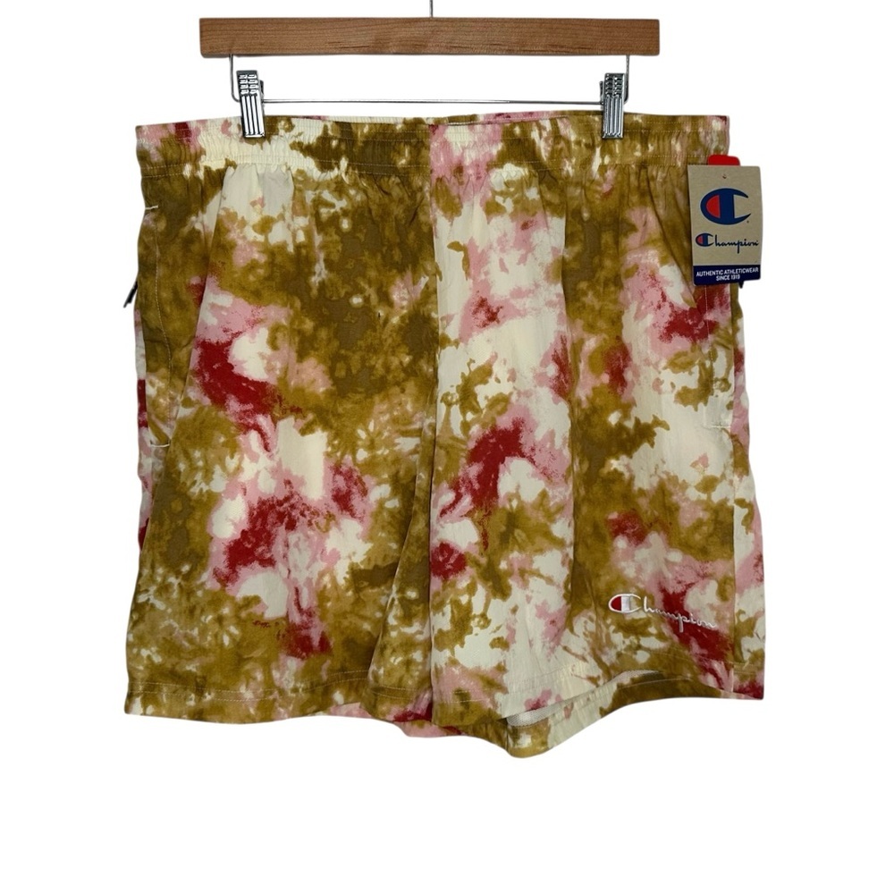 Champion Mens Athleticwear Printed Swim Shorts Size XL Multicolor Lined